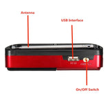 NNEOBA Mini Portable Rechargeable Digital FM Radio & MP3 Player