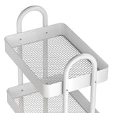 NNEDSZ Storage Trolley Kitchen Cart 4 Tiers White