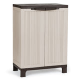 NNEMB 91cm Lockable Outdoor Storage Cabinet