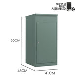 NNEMB Freestanding Parcel Post Box Letterbox, Cottage Green