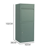 NNEMB Freestanding Parcel Post Letterbox, Letter Slot, Cottage Green