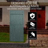 NNEMB Freestanding Parcel Post Letterbox, Letter Slot, Cottage Green
