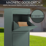 NNEMB Freestanding Parcel Post Letterbox, Letter Slot, Cottage Green