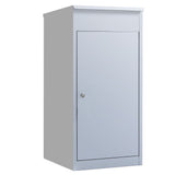NNEMB Freestanding Parcel Post Box Letterbox, Surfmist Light Grey