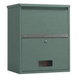 NNEMB Wall Mounted Parcel Post Box Letterbox, Cottage Green