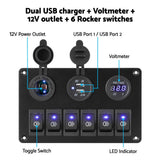 NNEDSZ Switch Panel For Car Boat Marine (12V)