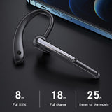 Wireless Bluetooth Earphone With Noise Cancelling And Mic - Black-1915196863846420483