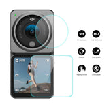 Dji Action 2 Dual Screen Combo Tempered Glass Film - 0.2Mm 9H-1915198119247745025