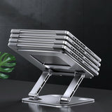 Adjustable Aluminum Laptop Stand - Foldable & Portable-1915197833288486917