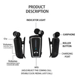 Mini Wireless Bluetooth Earphone - Black-1915198343269715971