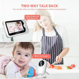 Wireless Baby Monitor With Night Vision Camera - 4.3 Inch Screen-1915196526909591556