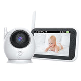 360-Degree Wireless Baby Monitor With Night Vision Camera - 4.3 Inch-1915196524871159814