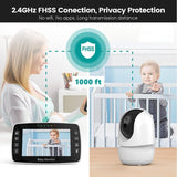 Smart Night Vision Baby Monitor With 4.3 Colour Display And Zoom-1915196529199681537