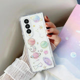 Sparkling Tpu Case For Samsung Galaxy Z Fold 4 - Glitter Epoxy-1915196645893607431