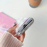 Sparkling Tpu Case For Samsung Galaxy Z Fold 4 - Glitter Epoxy-1915196645893607429