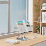 Portable Folding Laptop Stand With Adjustable Heat Dissipation - Book Clips-1915197870953336835