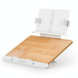 Adjustable Desktop Book Stand With Multi-Angle Clip - Foldable Tablet Holder-1915197662240575488