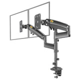 Full Motion Dual Arm Clamp For 22-32 Inch Lcd Tv Monitor Desk Holder With Gas Spring-1915197149721792512