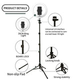 10 Inch Ring Light Set For Live Streaming And Beauty Stand-1915197400830578690