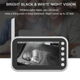 4.5 Video Baby Monitor With Two-Way Voice Temperature Display And Music Player-1915196514691584006