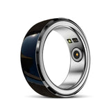 Smart Ring With Heart Rate Blood Oxygen Sleep & Sports Modes - Black Size 22-1915196967328288775