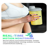 Smart Ring With Heart Rate Blood Oxygen Sleep & Sports Modes - Black Size 22-1915196967328288773