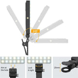 Portable Clip-On Fill Light For Mobile Devices - Three Light Modes-1915197582813040645