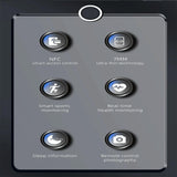 Smart Ring With Heart Rate Blood Oxygen Sleep Monitoring And Multiple Sports Modes - Black Size 13-1915196929600524290