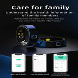 Smart Ring With Heart Rate Blood Oxygen Sleep Monitoring - Multiple Sports Modes - Black Size 14-1922443426901659652