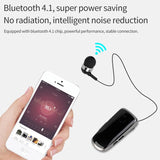 Wireless Bluetooth In-Ear Earphone With Vibrating Alert And Hands-Free Clip - Blue-1915197999340982276