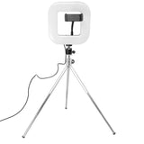 Dimmable Square Led Light With Tripod And Phone Holder-1915197551141851139