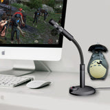 Usb Gaming Condenser Microphone For Computer - Mini Microphone With Voice Changer-1915197229199659010