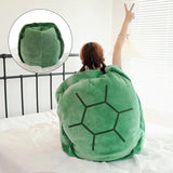 NNEOBA Wearable Turtle Shell Plush Pillow 100cm Green