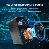 NNEOBA 3-Way Waterproof Wall Mount Speakers Black