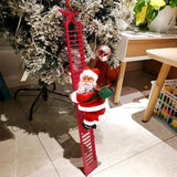 Electric Climbing Santa Claus Decoration