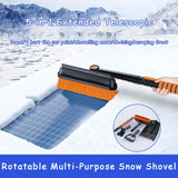 Retractable Car Snow Brush & Ice Scraper – Extendable Windshield Snow Removal Tool