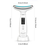 NNEOBA Ultrasonic Skin Scrubber, EMS Massager, LED Light Therapy Beauty - Illuminate, Lift, and Rejuvenate Your Skin