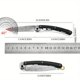 NNEOBA 2pcs Portable Folding Pocket Knife Black