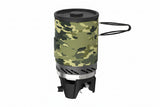 Camping Cooking System with Heat Exchanger Pot
