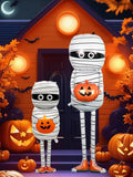 1PC Halloween Mummy Pumpkin Balloon – Spooky Party Decoration for Trick or Treat, Home & Halloween Events