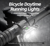NNEOBA Bike Headlight Rechargeable Black