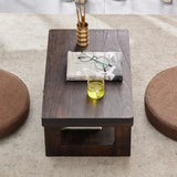 NNEOBA Adjustable Solid Wood Tatami Tea Table - Versatile Folding Japanese Household Furniture