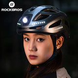 NNEOBA Rechargeable LED Cycling Helmet with Type-C Charging Grey