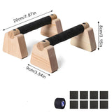 Wooden Push-Up Bars Parallettes