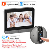 NNEOBA 5000mAh Smart Doorbell Door Eye Camera
