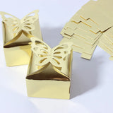 NNEOBA Glossy Gold Butterfly Candy Boxes