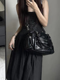 NNEOBA Vintage Black Crossbody Handbag