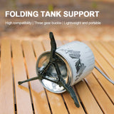 NNEOBA Foldable Stove Gas Canister Holder Tripod Bracket for Outdoor