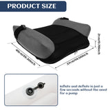 NNEOBA Inflatable Portable Car Booster Seat Cushion for Kids Toddlers Black