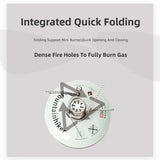 NNEOBA Mini Camping Gas Stove 2500W Silver